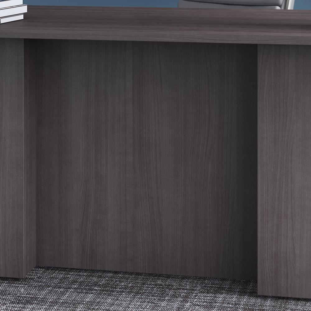 Bush Business Furniture Office 500 72W x 36D Executive Desk with Drawers, Lateral File Cabinets and Hutch, Storm Gray. Picture 4