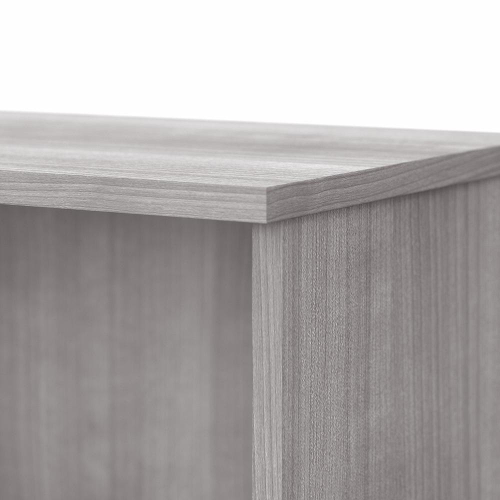 Bush Business Furniture Hybrid Small 2 Shelf Bookcase - Platinum Gray. Picture 6