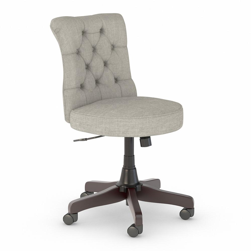 Bush Furniture Salinas Mid Back Tufted Office Chair Light Gray. Picture 1