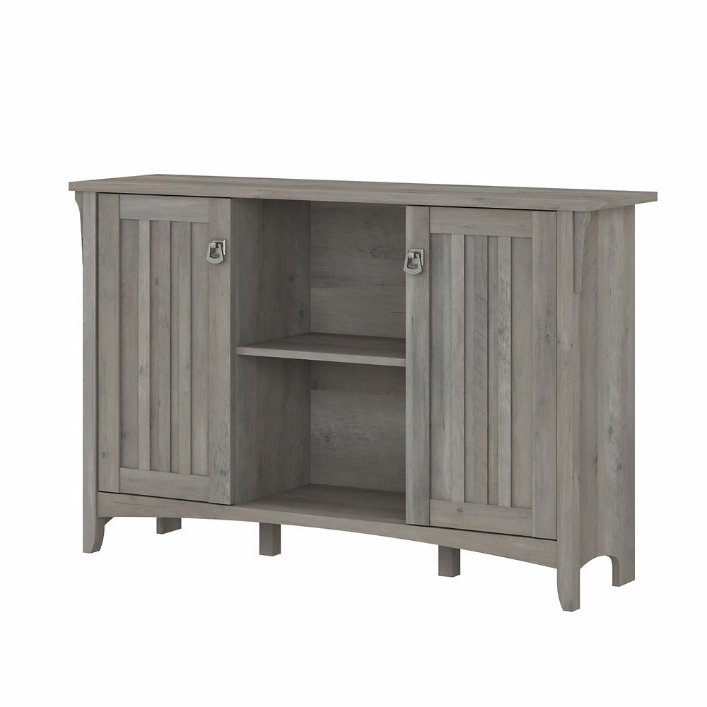 Bush Furniture Salinas Accent Storage Cabinet with Doors in Driftwood Gray. Picture 1