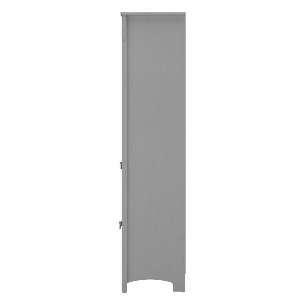Salinas Tall Bathroom Storage Cabinet in Cape Cod Gray. Picture 3