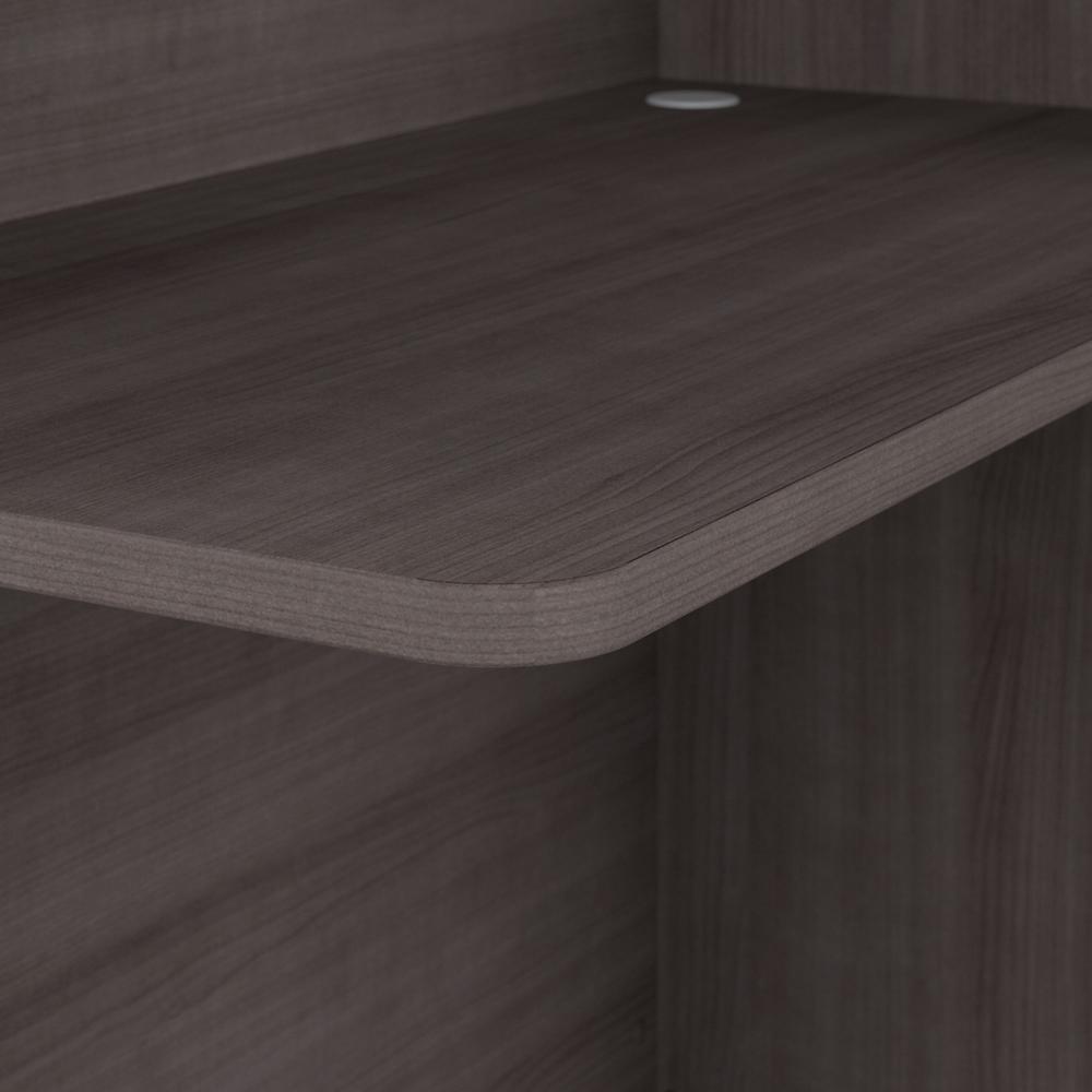 Bush Business Furniture Studio C 48W Privacy Desk with Shelves - Storm Gray. Picture 6