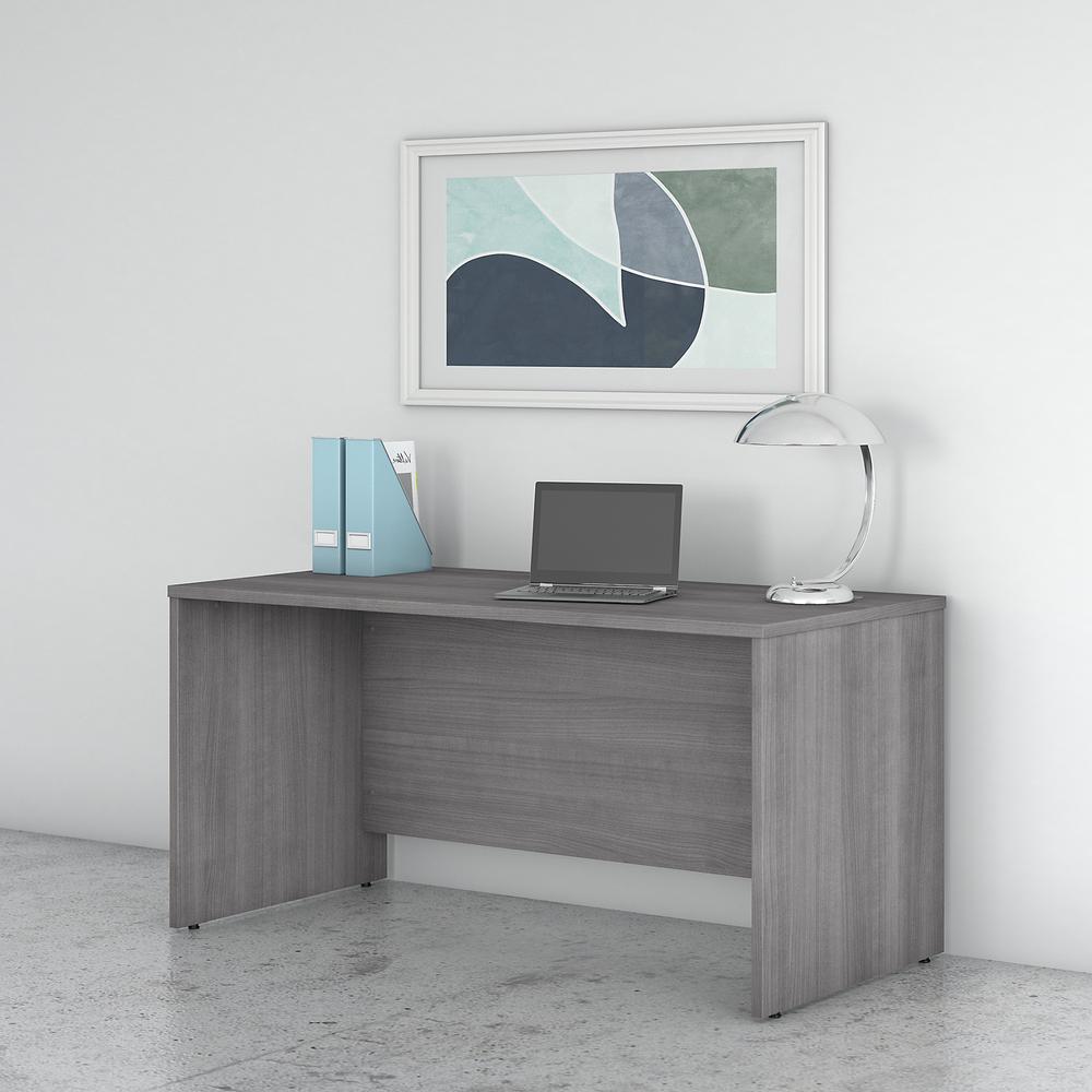 Bush Business Furniture Studio C 60W x 30D Office Desk, Platinum Gray. Picture 2