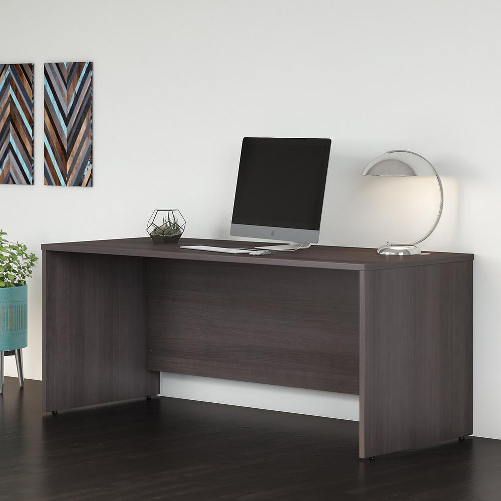 Bush Business Furniture Studio C 72W x 30D Office Desk, Storm Gray. Picture 2