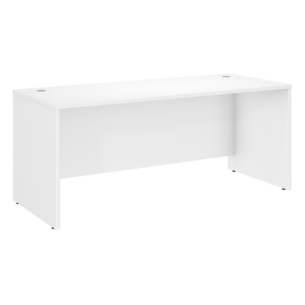 Bush Business Furniture Studio C 72W x 30D Office Desk in White. Picture 1