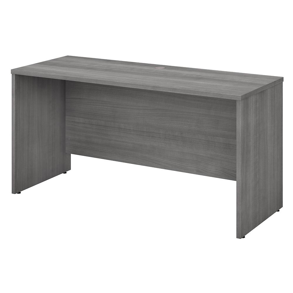 Bush Business Furniture Studio C 60W x 24D Credenza Desk, Platinum Gray. Picture 1
