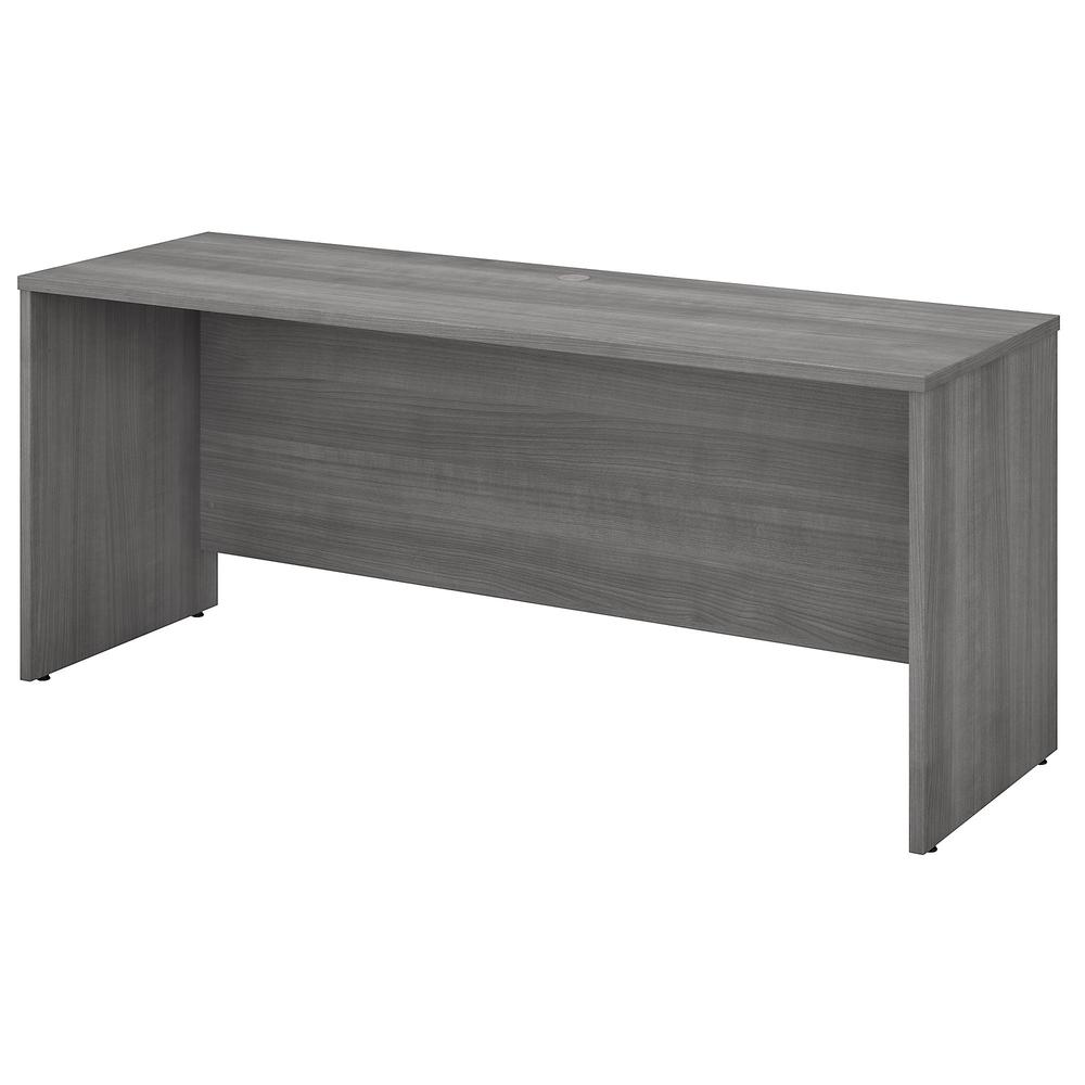 Bush Business Furniture Studio C 72W x 24D Credenza Desk, Platinum Gray. Picture 1