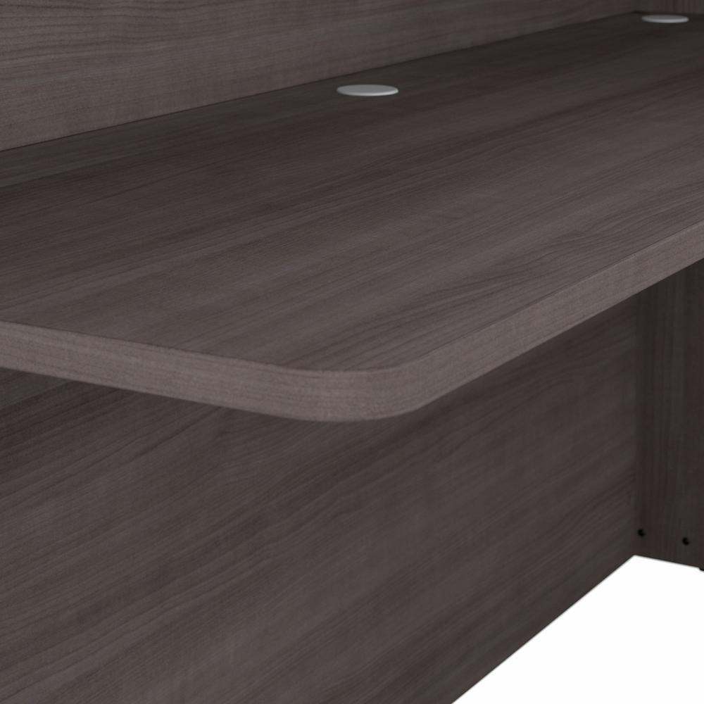 Bush Business Furniture Studio C 72W Privacy Desk with Shelves - Storm Gray. Picture 12