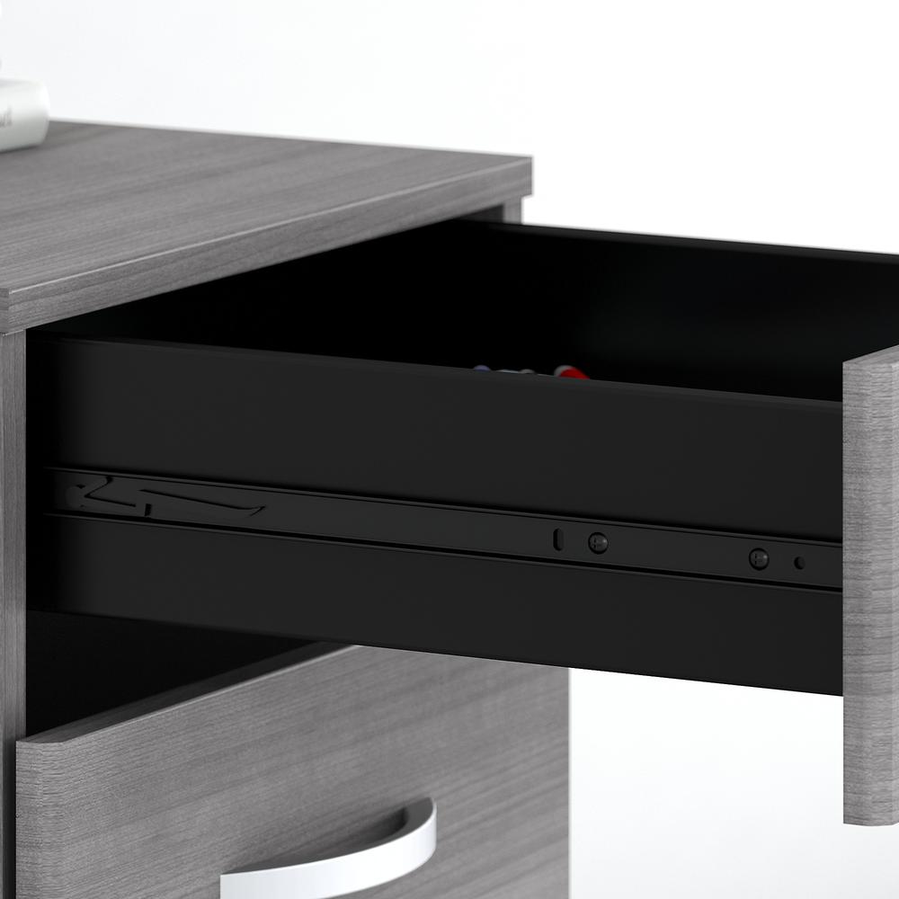 Bush Business Furniture Studio C 3 Drawer Mobile File Cabinet, Platinum Gray. Picture 4