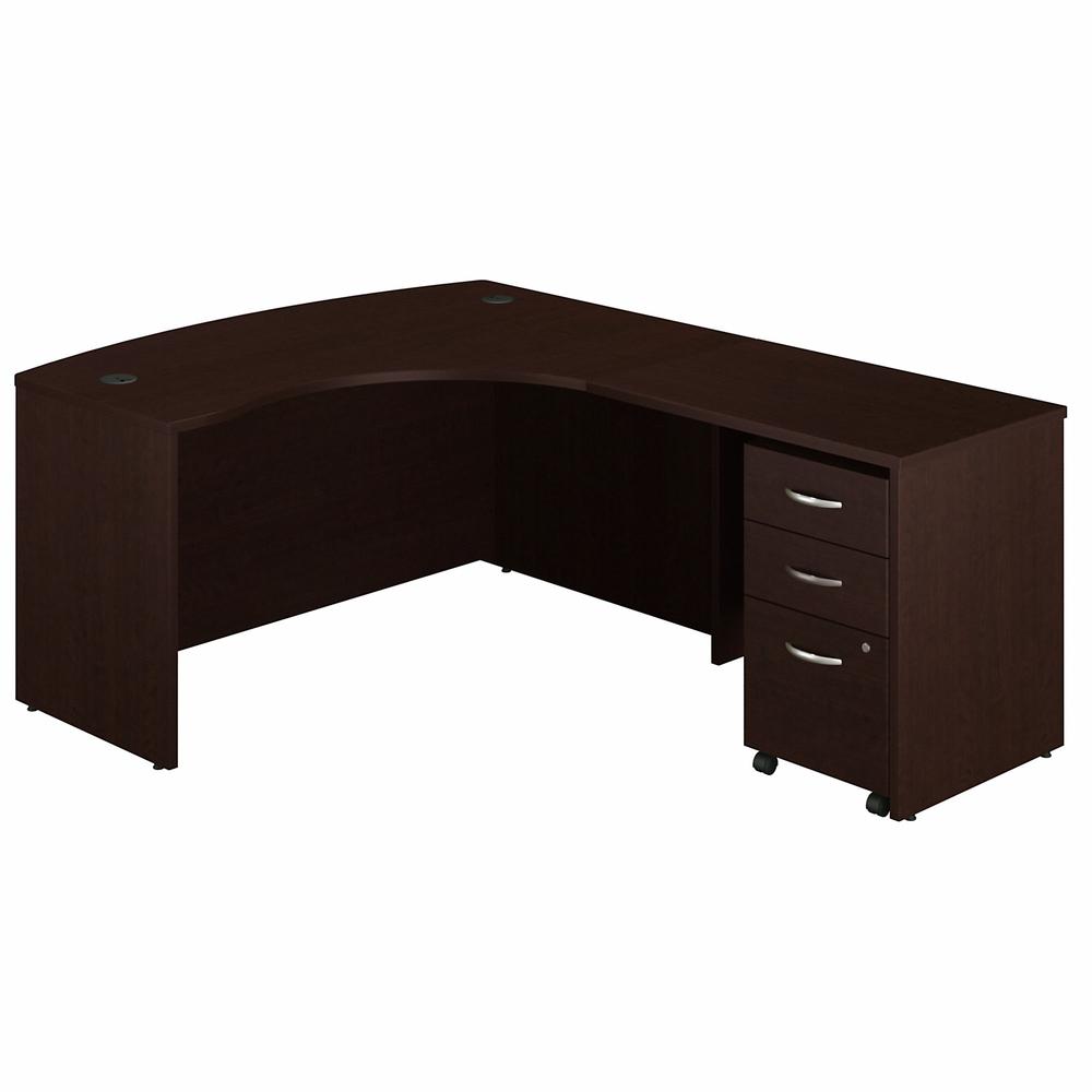 The Bush Business Furniture Series C Collection Right-Handed Bow Front L-Desk. Picture 1