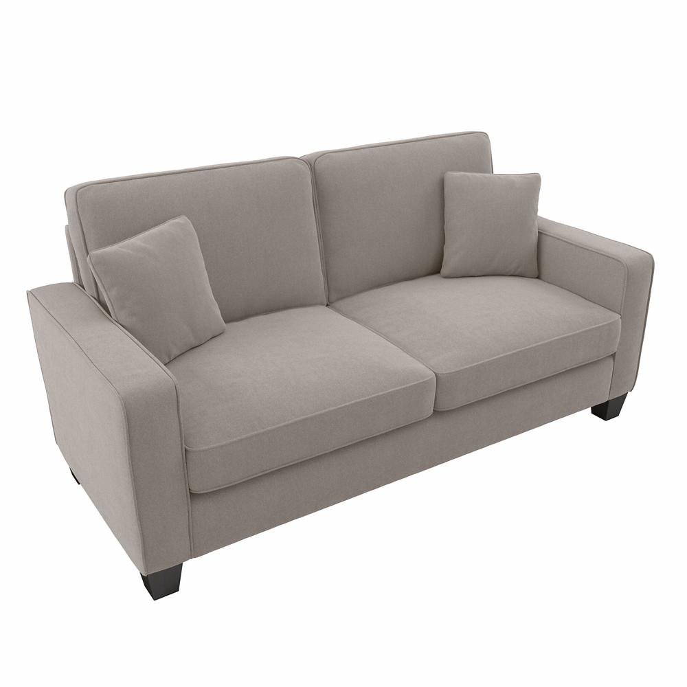 Bush Furniture Stockton 73W Sofa - Beige Herringbone Fabric. Picture 1