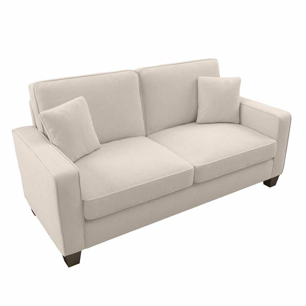 Bush Furniture Stockton 73W Sofa - Cream Herringbone Fabric. Picture 1