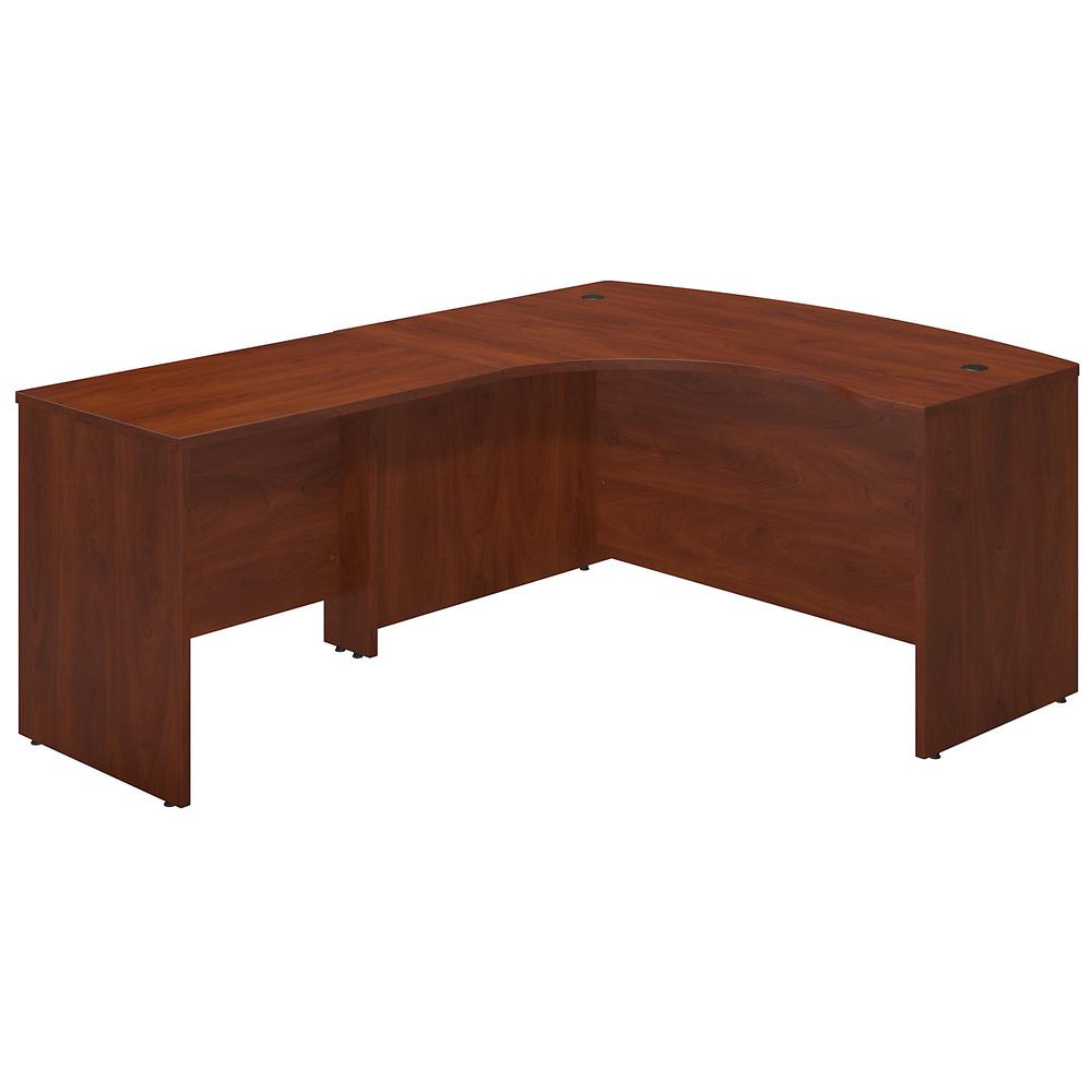 Series C Elite 60W x 43D Left Handed Bow Front L Shaped Desk with 36W Return. Picture 1