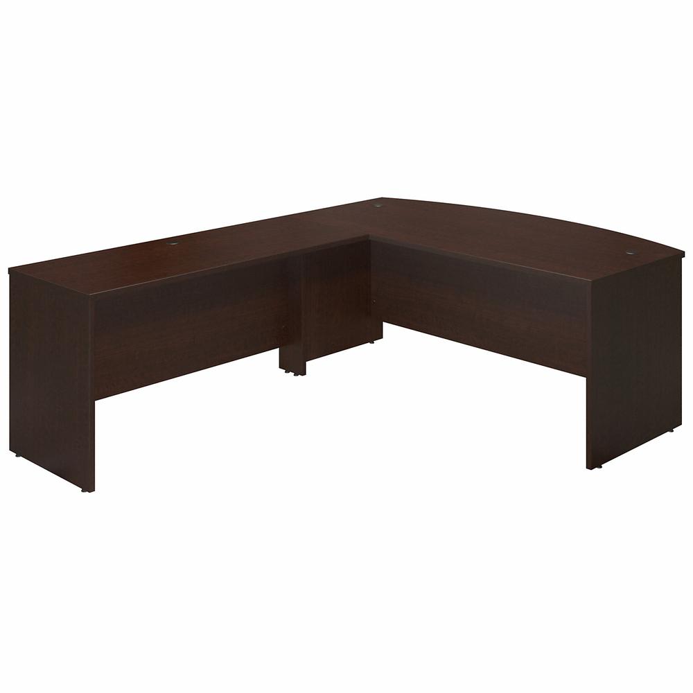 Bush Business Furniture Series C Elite 72W x 36D Bow Front L Shaped Desk with 60W Return. The main picture.