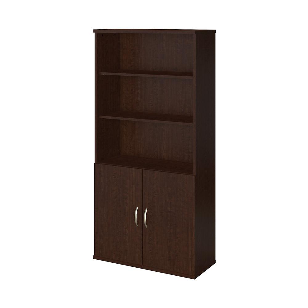 Series C Elite 36W 5 Shelf Bookcase with Doors. Picture 1