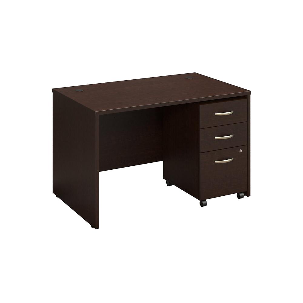 Series C Elite 48W x 30D Desk with 3 Drawer Mobile Pedestal. Picture 1
