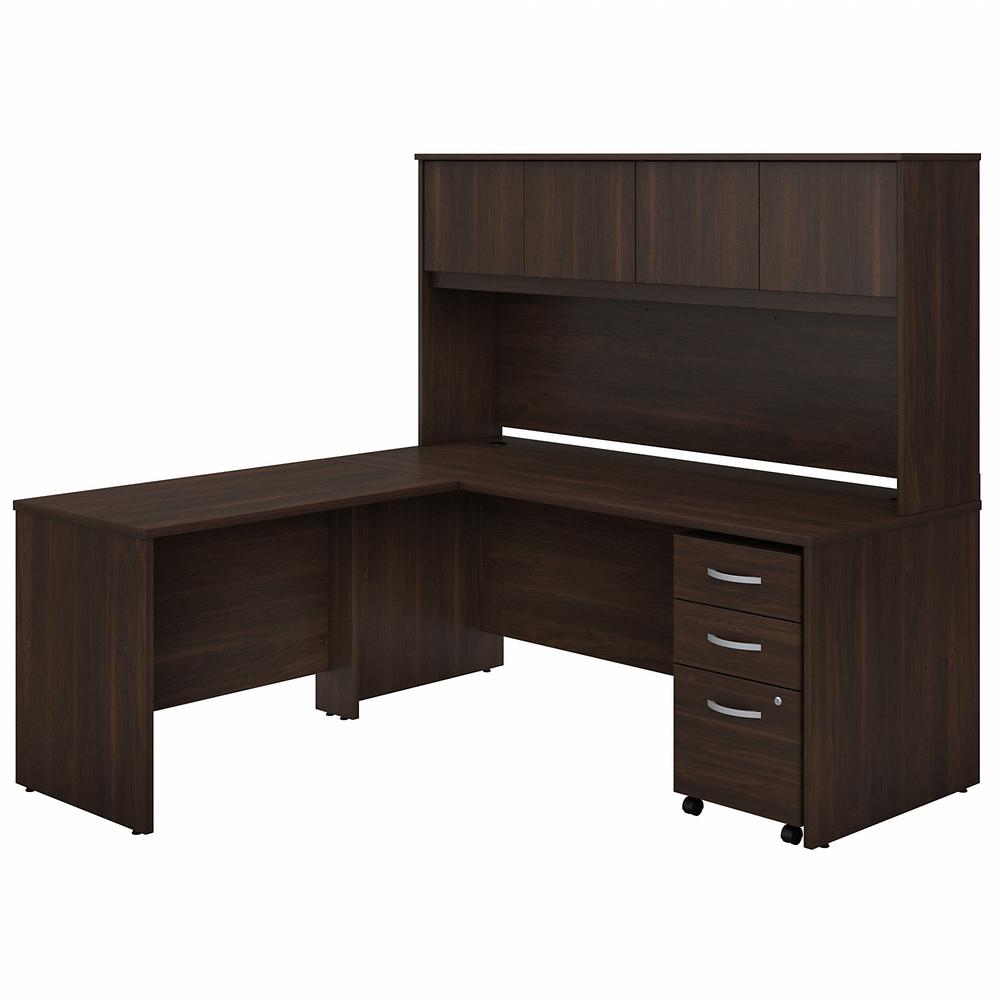 Bush Business Furniture Studio C 72W x 30D L Shaped Desk with Hutch, Mobile File Cabinet and 42W Return. Picture 1