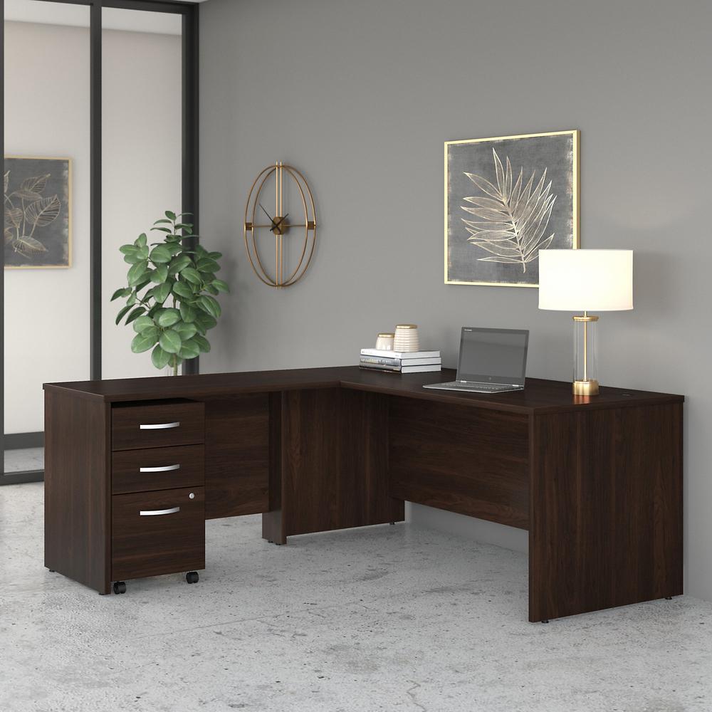 Bush Business Furniture Studio C 72W x 30D L Shaped Desk with Mobile File Cabinet and 42W Return. Picture 4