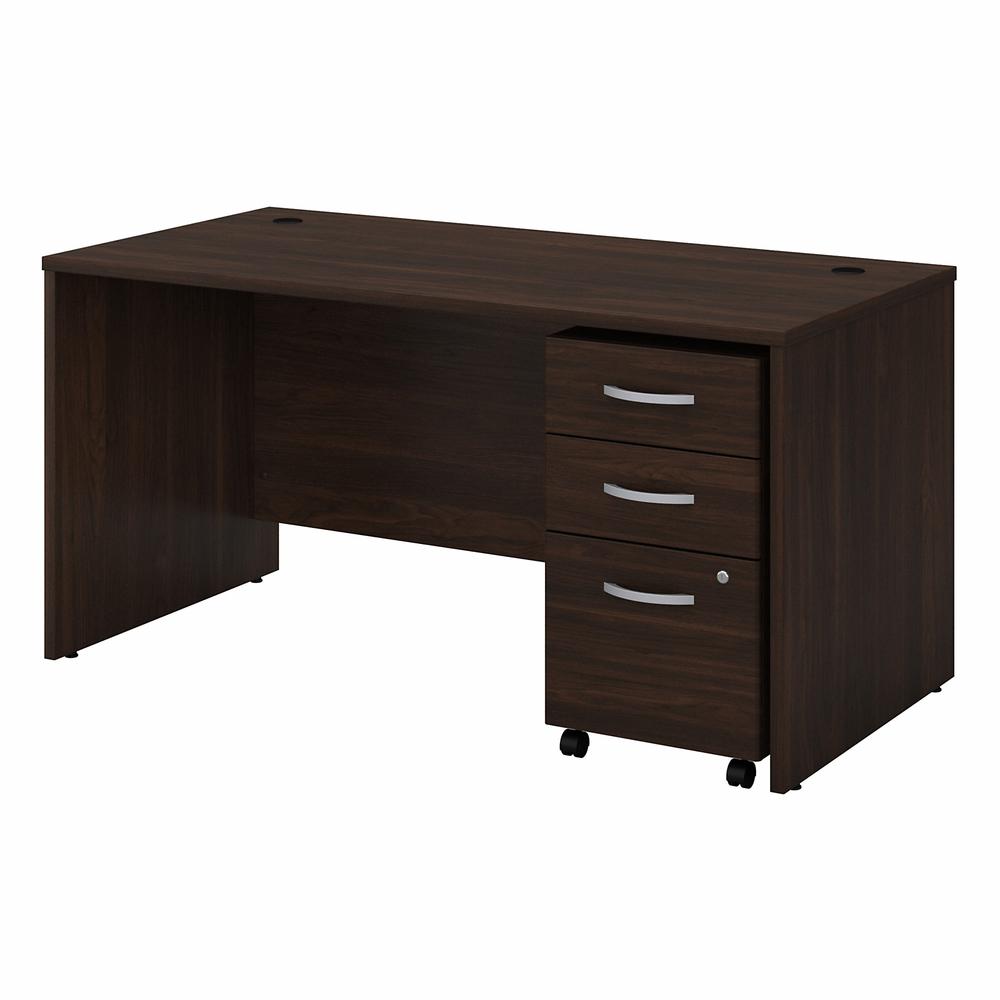 Bush Business Furniture Studio C 60W x 30D Office Desk with Mobile File Cabinet. Picture 1