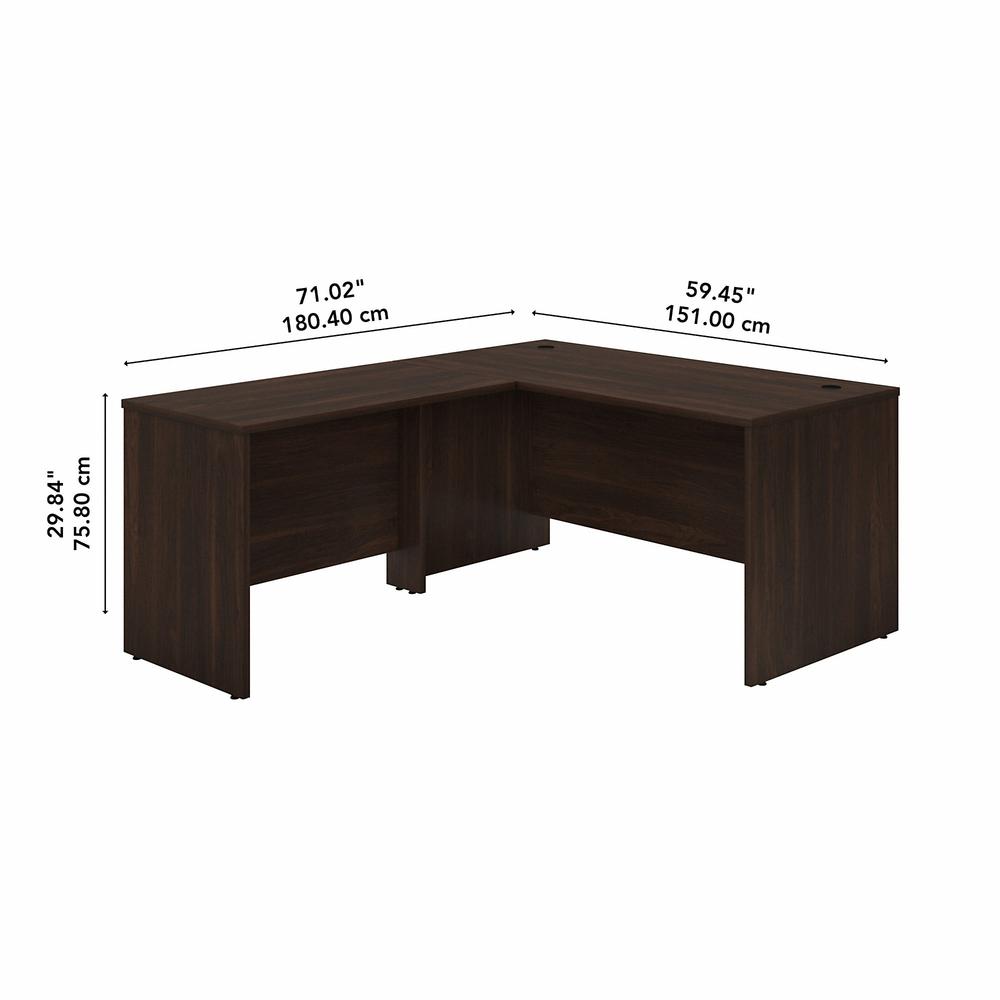 Bush Business Furniture Studio C 60W x 30D L Shaped Desk with 42W Return. Picture 6