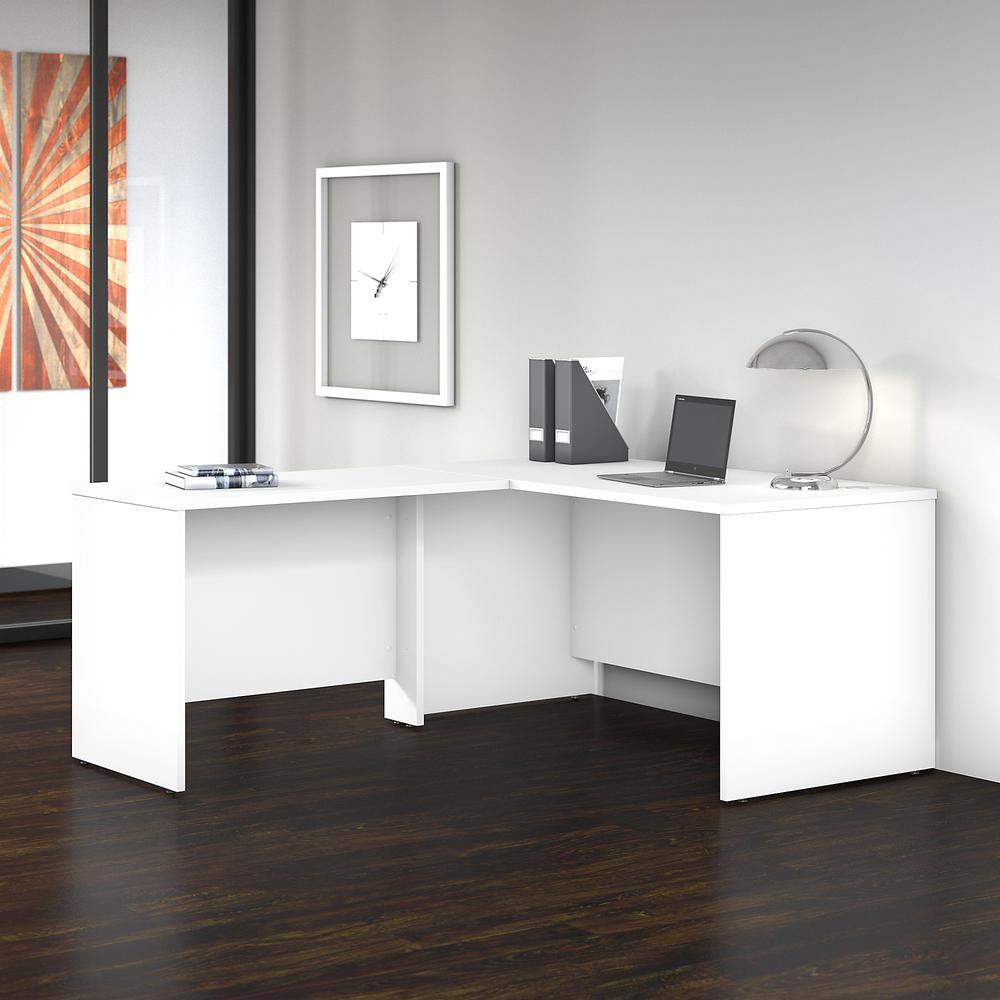 Bush Business Furniture Studio C 60W x 30D L Shaped Desk. Picture 1