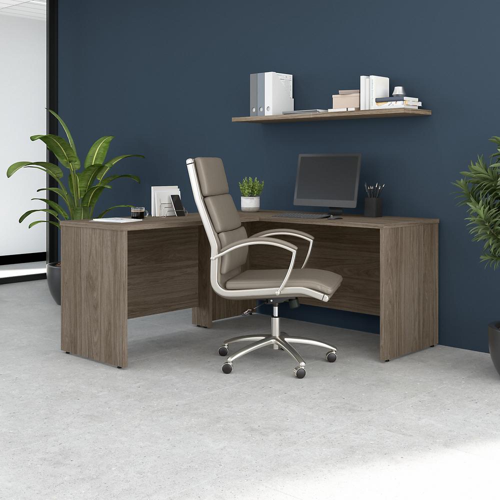 Bush Business Furniture Studio C 60W x 24D L Shaped Desk with 42W Return. Picture 2