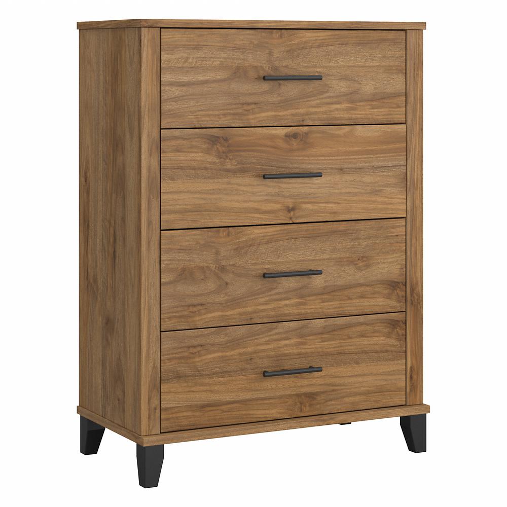 Bush Furniture Somerset Chest of Drawers, Fresh Walnut. Picture 1