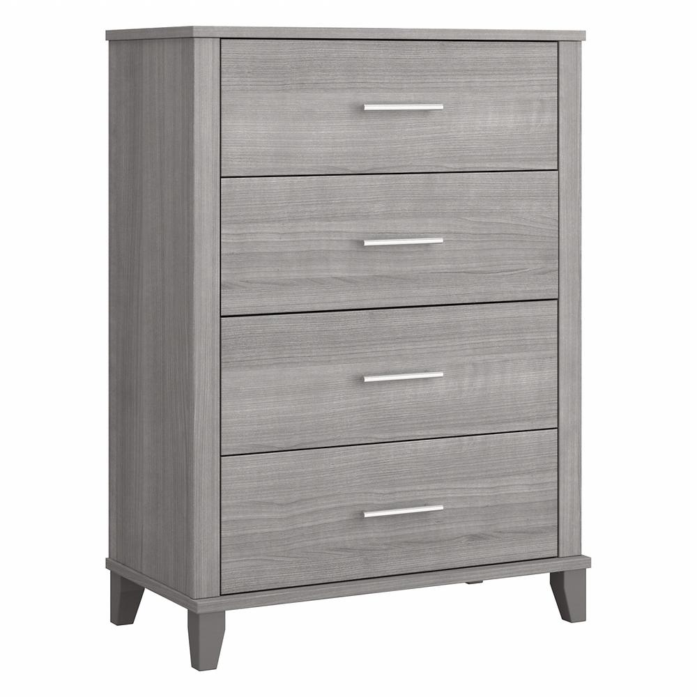 Bush Furniture Somerset Chest of Drawers, Platinum Gray. Picture 1