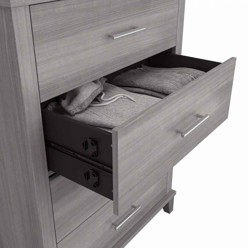 Bush Furniture Somerset Chest of Drawers, Platinum Gray. Picture 6