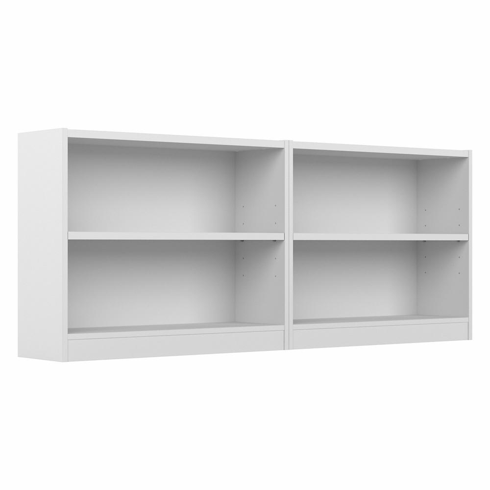 Bush Furniture Universal Small 2 Shelf Bookcase - Set of 2. Picture 1