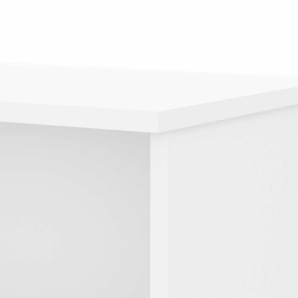 Bush Business Furniture Hybrid Small 2 Shelf Bookcase - White. Picture 6
