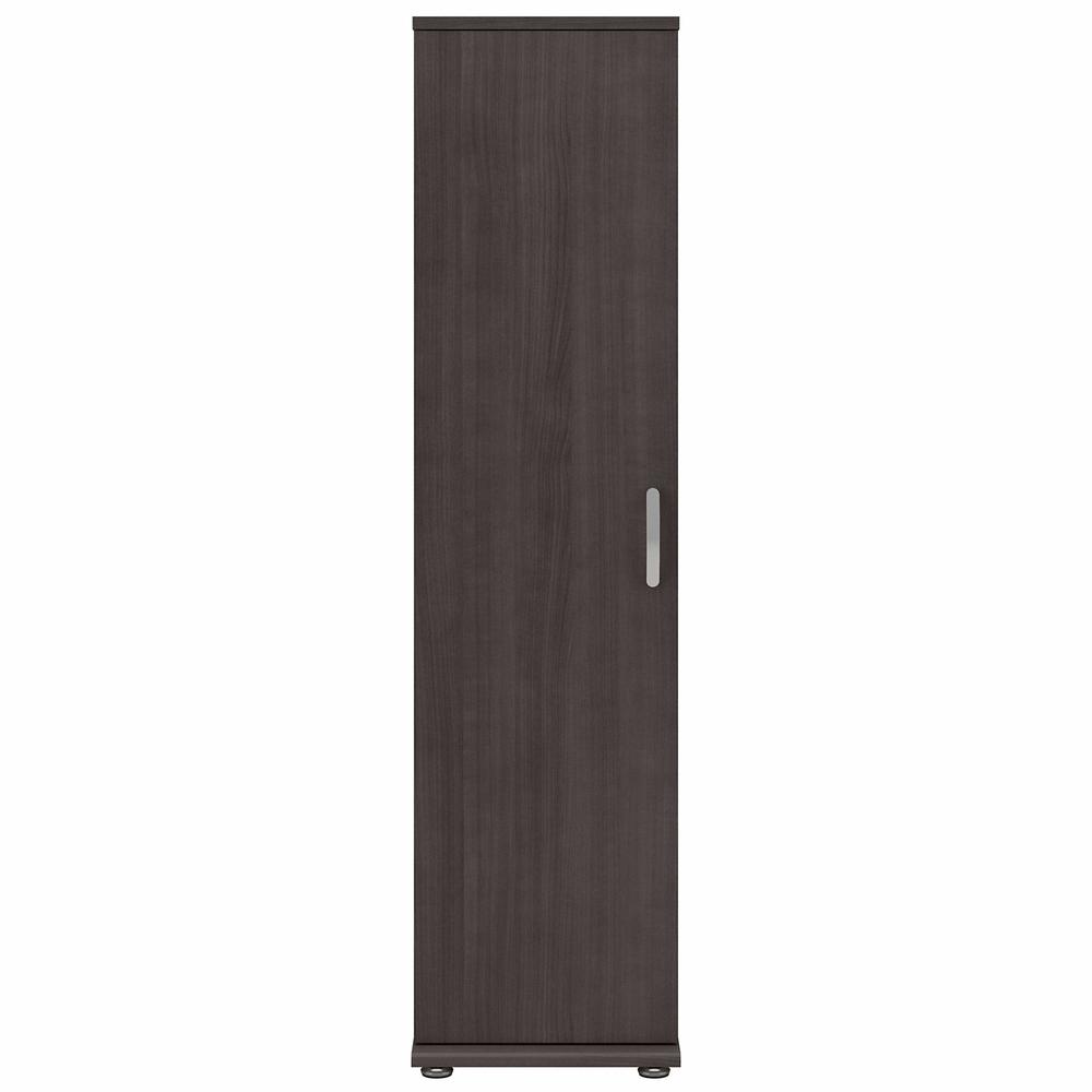 Universal Tall Narrow Storage Cabinet with Door and Shelves - Storm Gray. Picture 4