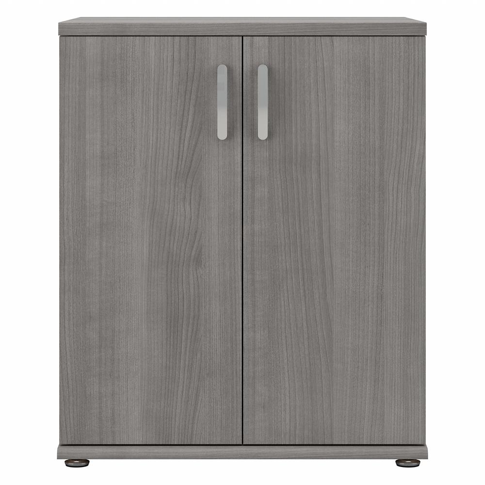 Universal Floor Storage Cabinet with Doors and Shelves - Platinum Gray. Picture 4