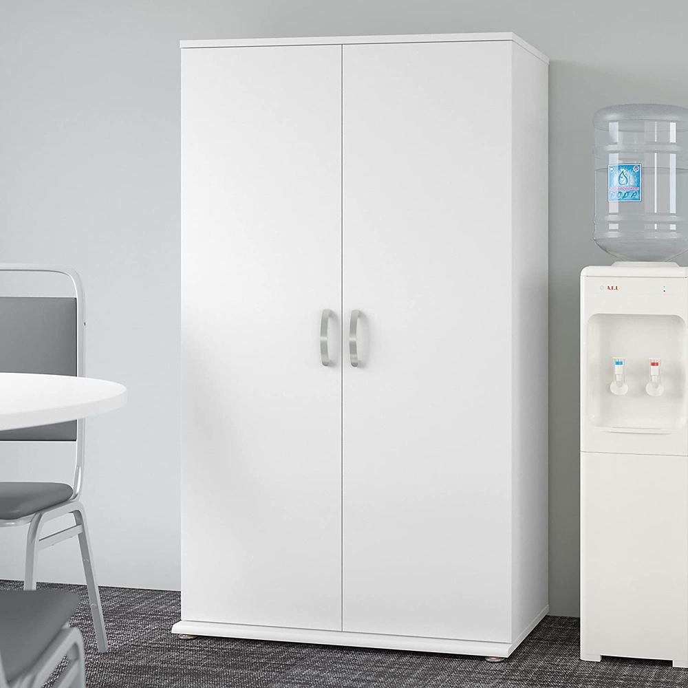 Bush Business Furniture Universal Tall Storage Cabinet with Doors and Shelves. Picture 2