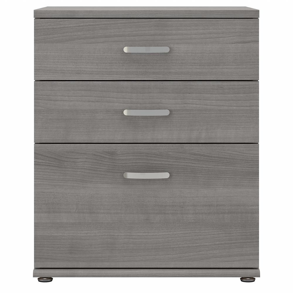 Universal Floor Storage Cabinet with Drawers - Platinum Gray. Picture 4