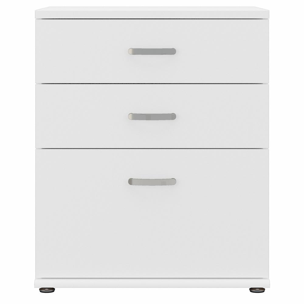 Universal Floor Storage Cabinet with Drawers - White. Picture 4