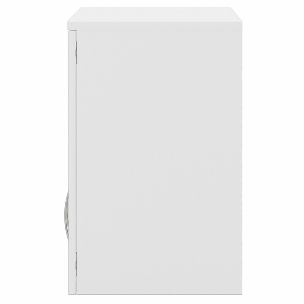 Universal Wall Cabinet with Doors and Shelves - White. Picture 5