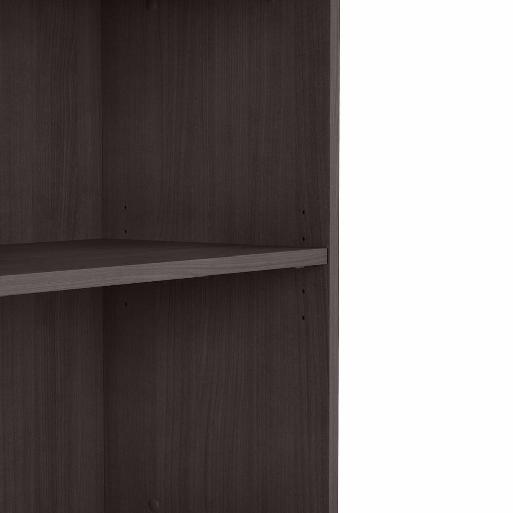 Bush Business Furniture Hybrid Small 2 Shelf Bookcase - Storm Gray. Picture 4