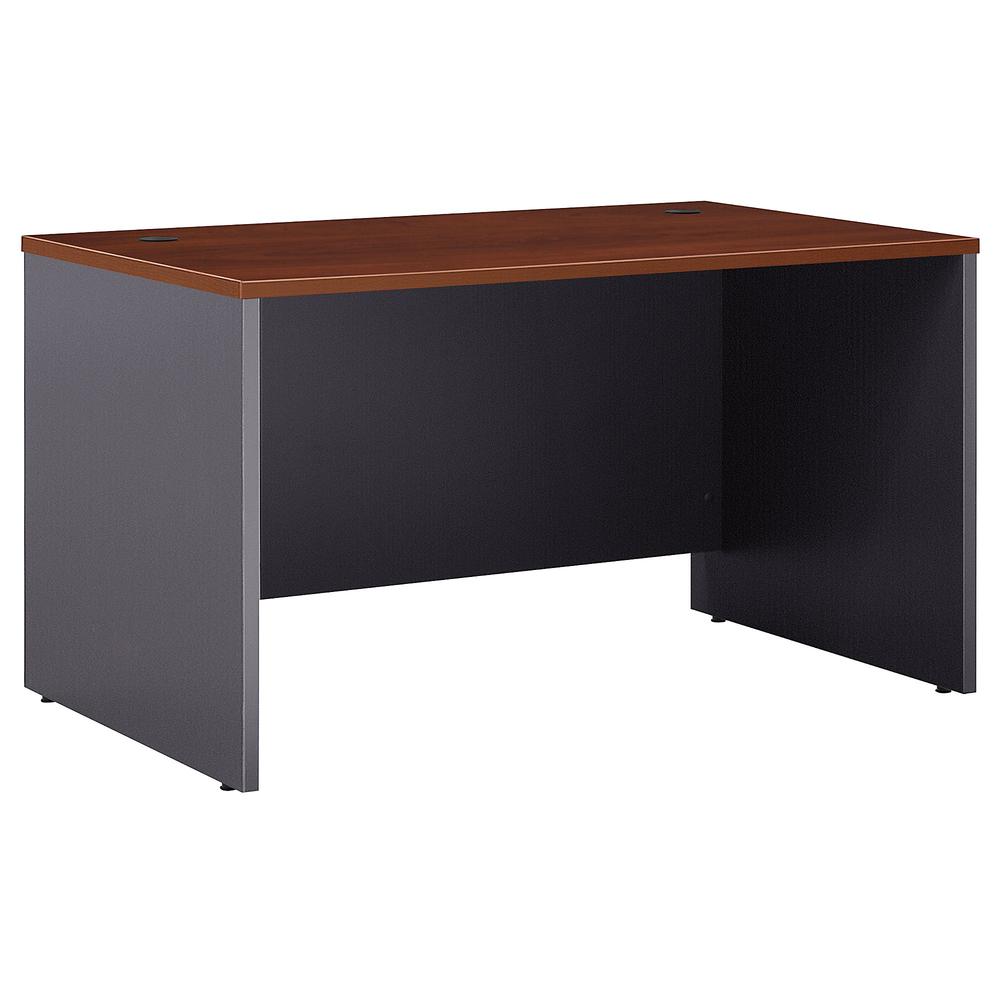 Bush Business Furniture Series C 48W x 30D Desk, Hansen Cherry/Graphite Gray. Picture 1