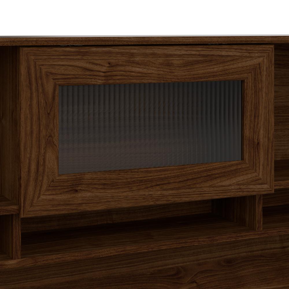 Bush Furniture Cabot 60W Desk Hutch in Modern Walnut. Picture 4