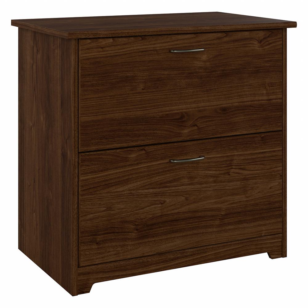 Bush Furniture Cabot 2 Drawer Lateral File Cabinet, Modern Walnut. Picture 1