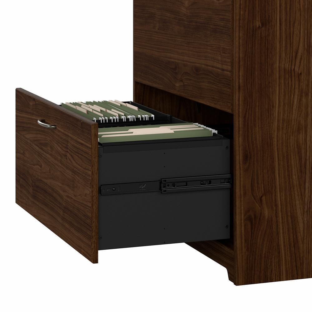 Bush Furniture Cabot 2 Drawer Lateral File Cabinet, Modern Walnut. Picture 6