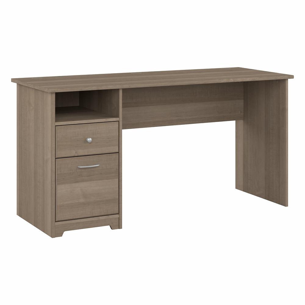 Bush Furniture Cabot 60W Computer Desk with Drawers, Ash Gray. Picture 1