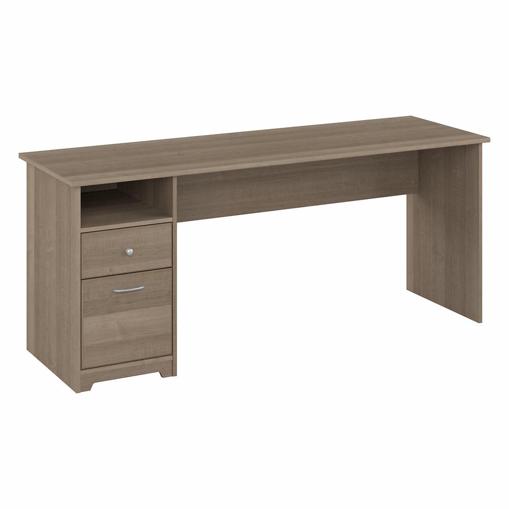 Bush Furniture Cabot 72W Computer Desk with Drawers, Ash Gray. Picture 1