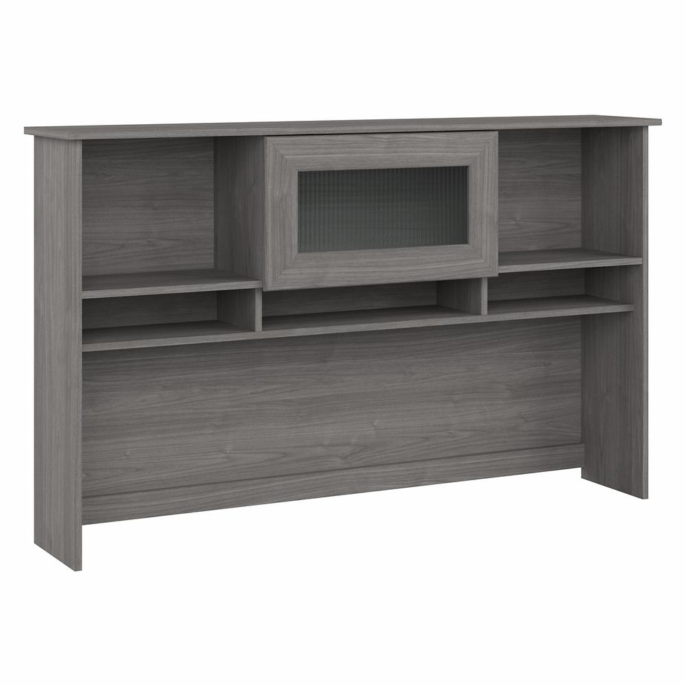 Bush Furniture Cabot 60W Desk Hutch, Modern Gray. Picture 1