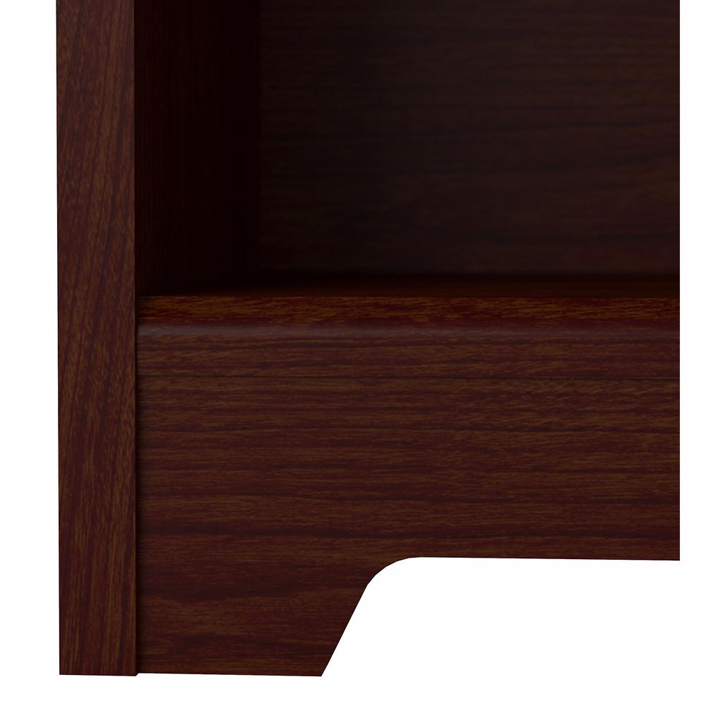 Bush Furniture Cabot Tall 5 Shelf Bookcase in Harvest Cherry. Picture 6