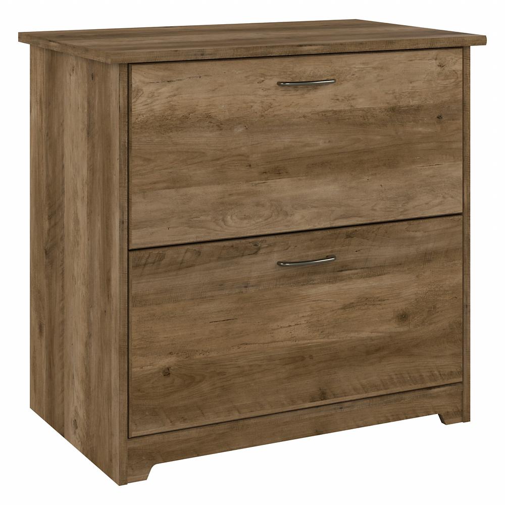 Bush Furniture Cabot 2 Drawer Lateral File Cabinet, Reclaimed Pine. Picture 1
