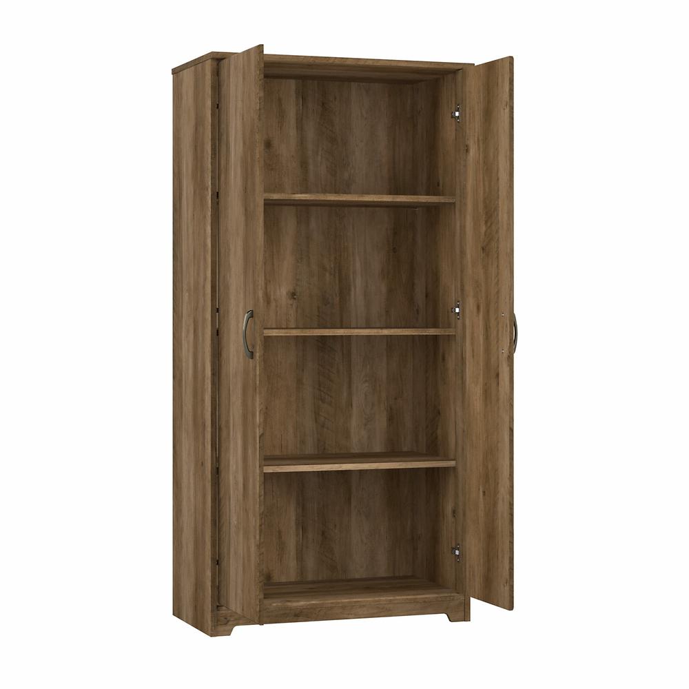 Bush Furniture Cabot Tall Storage Cabinet with Doors, Reclaimed Pine. Picture 7