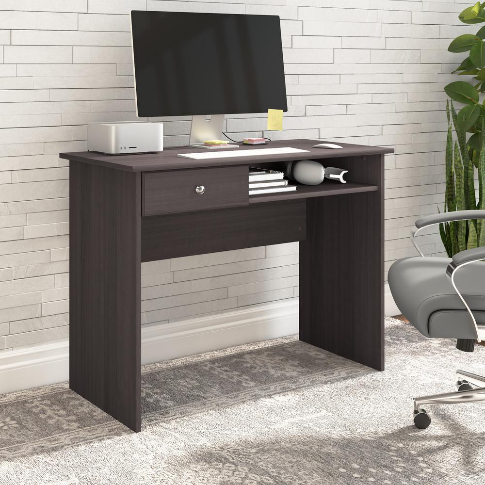 Bush Furniture Cabot&nbsp;40W Writing Desk in Heather Gray. Picture 7