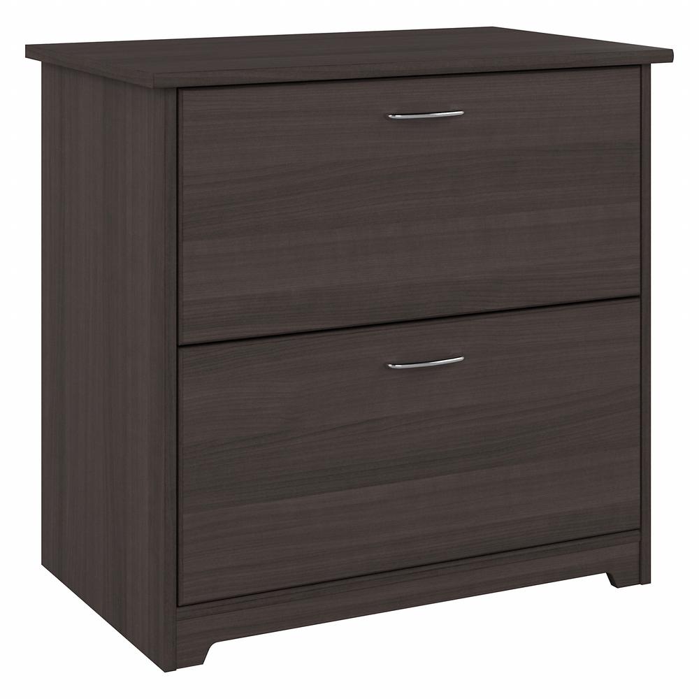 Bush Furniture Cabot 2 Drawer Lateral File Cabinet in Heather Gray. Picture 1